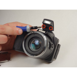 Замена вспышки Nikon Coolpix L810