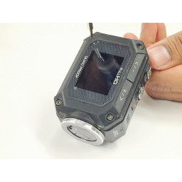 Замена объектива JVC Adixxion GC-XA1BU (внешнего)